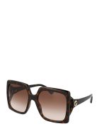 Gucci Gucci Gg0876s Havana Sunglasses Gucci Gucci Gg0876s Havana Sunglasses - Havana