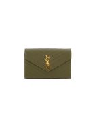 Saint Laurent Monogram Chain Wallet Saint Laurent Monogram Chain Wallet - Vert kaki