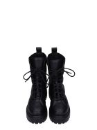 Le Silla Combat Boots In Black Leather Le Silla Combat Boots In Black Leather - black