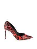 Dolce & Gabbana Printed Patent Leather Pumps Dolce & Gabbana Printed Patent Leather Pumps - Nero e Rosso