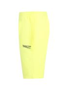 Balenciaga Neon Yellow Short For Kids With Logo Balenciaga Neon Yellow Short For Kids With Logo - Yellow
