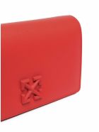Off-White Borsa Jitney 2,0 In Saffiano In Coral Red Leather Off-White Borsa Jitney 2,0 In Saffiano In Coral Red Leather - Red
