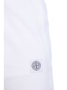 Stone Island Shorts In White Cotton Stone Island Shorts In White Cotton - white