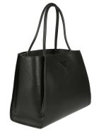 Open Top Logo Stamped Tote Prada Open Top Logo Stamped Tote - Nero.