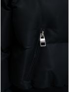Alexander McQueen Black Padded Jacket With Logo Print Alexander McQueen Black Padded Jacket With Logo Print - Black