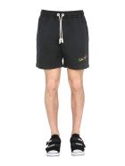 Palm Angels Exodus Bermuda Palm Angels Exodus Bermuda - Black Multicolor