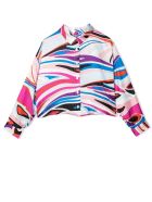 Emilio Pucci Patterned Girl Shirt Emilio Pucci Patterned Girl Shirt - Fuxia-celeste