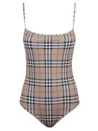 Burberry Delia Check Swimsuit Burberry Delia Check Swimsuit - Archive beige