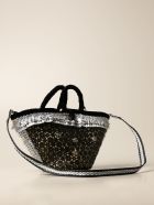 Sikuly Handbag Munita Sikuly Coffa Bag In Perforated Leather With Bells Sikuly Handbag Munita Sikuly Coffa Bag In Perforated Leather With Bells - Multicolor