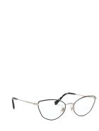 Miu Miu Miu Miu Mu 51sv Pale Gold / Black Glasses Miu Miu Miu Miu Mu 51sv Pale Gold / Black Glasses - PALE GOLD / BLACK