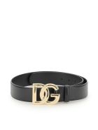 Dolce & Gabbana Smooth Calfskin Belt Dolce & Gabbana Smooth Calfskin Belt - Nero