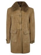 Desa 1972 Curly Suede Coat Desa 1972 Curly Suede Coat - Cork