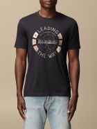 Napapijri T-shirt Napapijri Cotton T-shirt With Logo Napapijri T-shirt Napapijri Cotton T-shirt With Logo - Blue