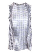 's Max Mara 'zarella' Silk Top 'S Max Mara 'zarella' Silk Top - Blue