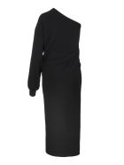 Black Body Wrap Dress Balenciaga Black Body Wrap Dress - Black