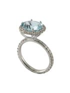 Lo Spazio Aqua Lucente Ring(H) Lo Spazio Jewelry Lo Spazio Aqua Lucente Ring(H) - Sky_Blue