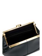 Visone Clutch In Green Leather Visone Clutch In Green Leather - green