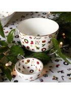Set of 4 Pinch Pots - Noel Oro Collection Taitù Set of 4 Pinch Pots - Noel Oro Collection - Multicolor and Gold