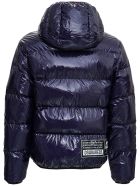 Dsquared2 Blue Nylon Down Jacket Dsquared2 Blue Nylon Down Jacket - Blu
