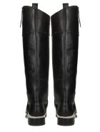 Golden Goose Charlie Texan Boots In Black Leather Golden Goose Charlie Texan Boots In Black Leather - black