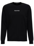 Valentino Viscose Sweater With Logo Valentino Viscose Sweater With Logo - Black