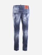 Dsquared2 Faded-effect Stretch Cotton Jeans - Blue