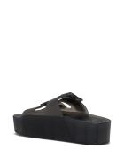 Balenciaga Mallorca Black Rubber Sandals With Platform Balenciaga Mallorca Black Rubber Sandals With Platform - Black