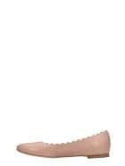 Chloé Lauren Ballet Plain Leather Ballet Chloé Lauren Ballet Plain Leather Ballet - C Pink Tea