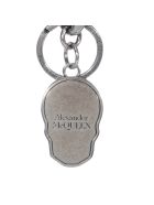 Alexander Mcqueen Skull Tag Keyring Alexander McQueen Skull Tag Keyring - Silver