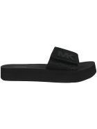 Michael Kors Platform Slide Flat Shoes Michael Kors Platform Slide Flat Shoes - BLACK