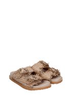Coral Blue Flats In Powder Wool And Polyamide Coral Blue Flats In Powder Wool And Polyamide - powder
