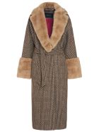 Coat Cashmere Kiton Coat Cashmere - DARK BROWN