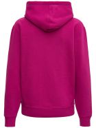 Saint Laurent Pink Jersey Hoodie With Logo Saint Laurent Pink Jersey Hoodie With Logo - Fuxia