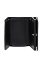 Balenciaga Essential Black Leather Wallet With Logo Balenciaga Essential Black Leather Wallet With Logo - Black