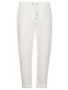 White Cotton Trousers Brunello Cucinelli White Cotton Trousers - White