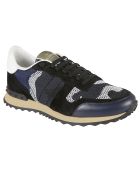 Valentino Garavani Mesh Paneled Sneakers Valentino Garavani Mesh Paneled Sneakers - Blu