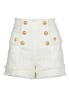 Balmain Short With Buttons Balmain Short With Buttons - NATUREL