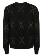 Argyle Sweater Bottega Veneta Argyle Sweater - Fon Black