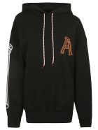 Greek Column Hoodie Aries Greek Column Hoodie - Black