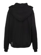 Black And Fluo Pink Man "visione" Hoodie Vision of Super Black And Fluo Pink Man "visione" Hoodie - Black/fuxia
