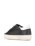 Woman Black Hi-star Sneakers With Silver Star And Spoiler Golden Goose Woman Black Hi-star Sneakers With Silver Star And Spoiler