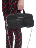 Marine Serre Three Pocket Shoulder Bag In Black Viscose Marine Serre Three Pocket Shoulder Bag In Black Viscose - black