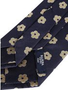 Navy Blue Silk Tie Barba Napoli Navy Blue Silk Tie - Multicolor