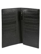 Logo Stand-up Billfold Wallet Saint Laurent Logo Stand-up Billfold Wallet - Nero
