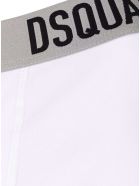 Dsquared2 White Cotton Boxer With Logo Dsquared2 White Cotton Boxer With Logo - White