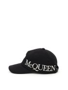 Baseball Cap Oversized Logo Alexander McQueen Baseball Cap Oversized Logo - Black/ivory