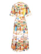Alessandro Enriquez 'love Market' Cotton Dress Alessandro Enriquez 'love Market' Cotton Dress - Multicolor