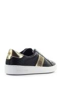 Michael Kors Irving Stripe Lace Up Black Sneaker Michael Kors Irving Stripe Lace Up Black Sneaker - Nero