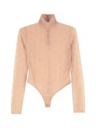 Fendi Embroidered Tulle Bodysuit Fendi Embroidered Tulle Bodysuit - Pink