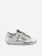 Golden Goose Superstar Sneakers With Laminated Leather Details Golden Goose Superstar Sneakers With Laminated Leather Details - White